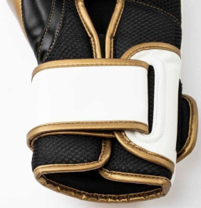 Рукавиці боксерські Everlast POWERLOCK 2R TRAINING GLOVE білий, золотий Уні 16 унцій P00003051