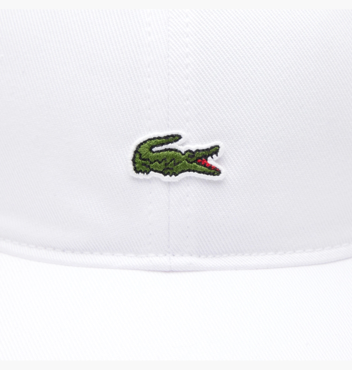 Бейсболка унісекс Lacoste Organic Cotton Twill Cap White RK0491001 MISC RK0491001
