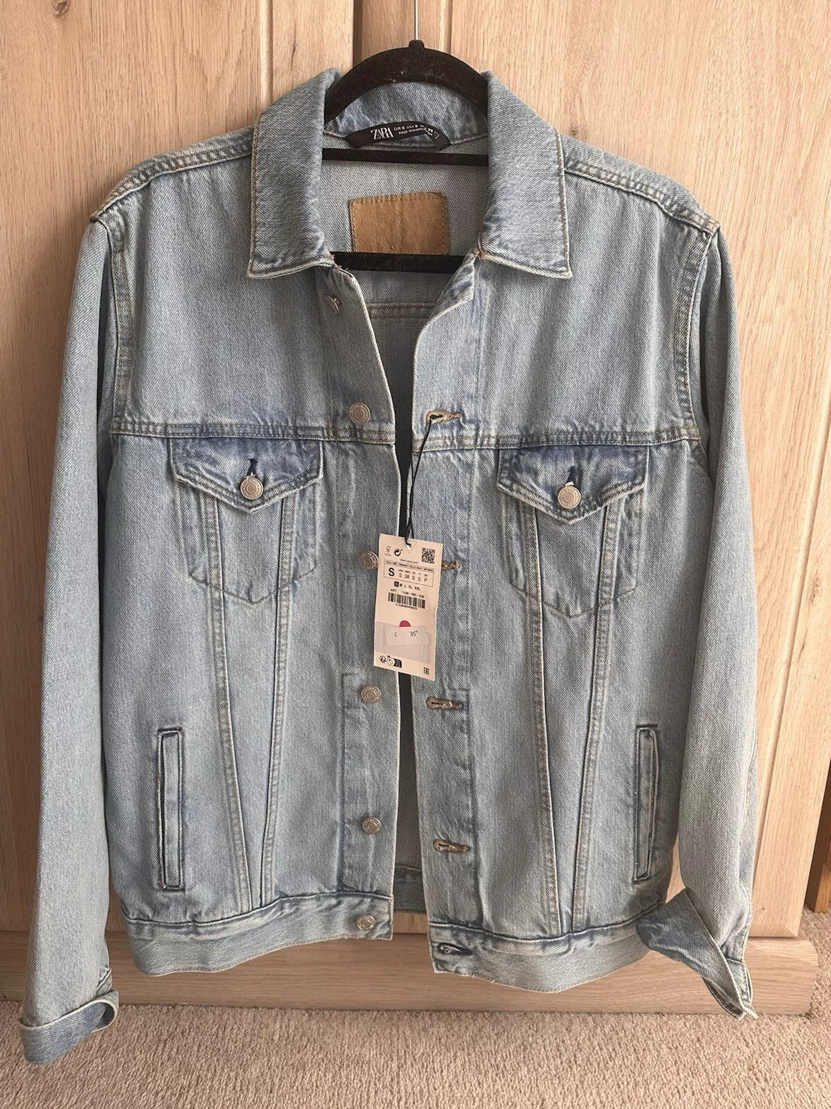 Світшот ZARA denim overshirt blue 1538/480/406