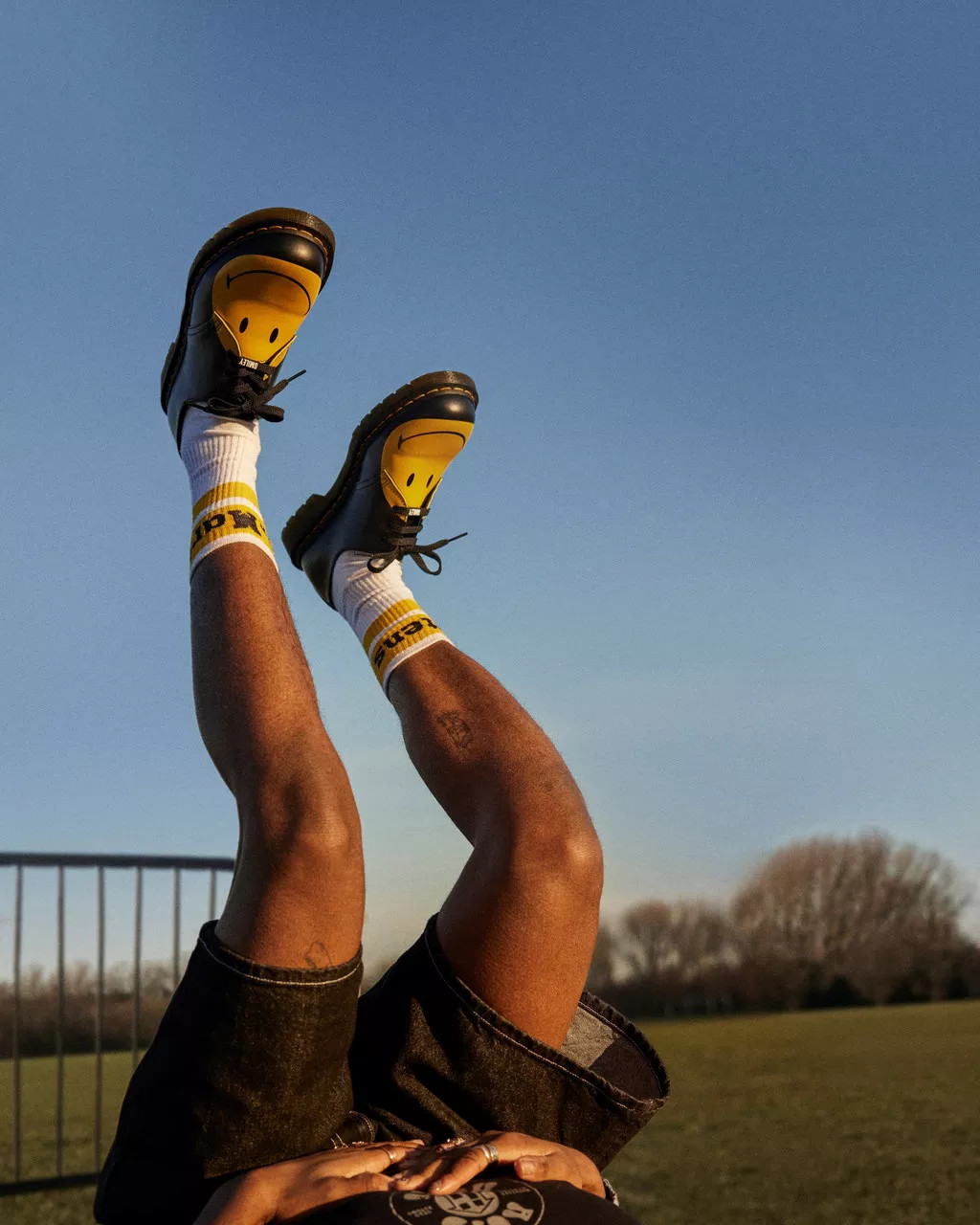 Черевики Dr. Martens 1461 Smiley Black Smooth 31390005