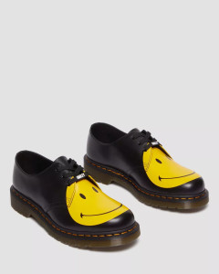 Черевики Dr. Martens 1461 Smiley Black Smooth 31390005