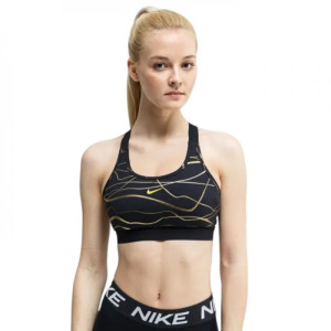 Топ Nike W NK SWSH BD ICNCLSH M AOP BRA CT3493-010