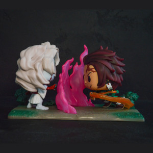 Фігурка Funko POP! MOMENT TANJIRO VS. RUI - DEMON SLAYER / ФАНКО ПОП КЛИНОК, ЩО РОЗСІКАЄ ДЕМОНІВ - Т 1034