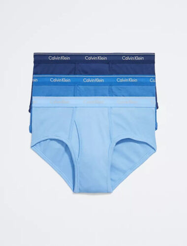 Труси Calvin Klein Cotton Classic Fit Brief Blue 3 Pack Underwear Men's NB3999940