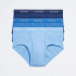 Труси Calvin Klein Cotton Classic Fit Brief Blue 3 Pack Underwear Men's NB3999940