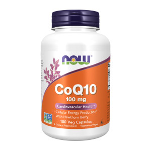 Капсули Now Foods CoQ10 100mg - 180 vcaps 2023-10-5244
