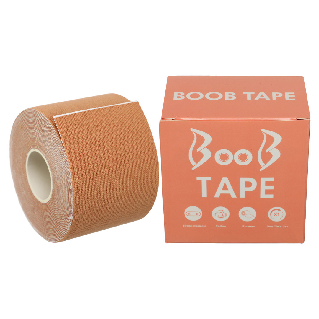 Тейп Кінезіо тейп для тейпування грудей Kinesio tape BOOB BC-1093-5, Цвет Бежевый, Размер (Европа) - BC-1093-5