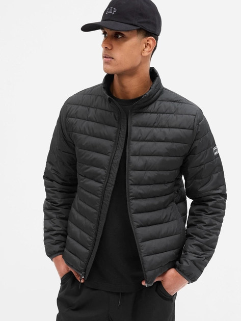 Куртка LIGHTWEIGHT LOGO PUFFER JACKET 724654-03 GAP M Чорний 724654-03