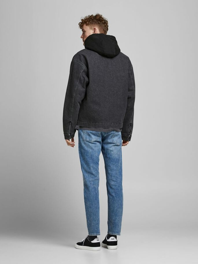 Куртка джинсова JJIWOLF JJJACKET AKM 791 12181165 Black Denim Jack&Jones L Чорний 12181165BlackDenim