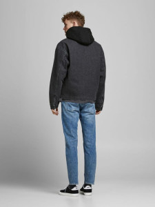 Куртка джинсова JJIWOLF JJJACKET AKM 791 12181165 Black Denim Jack&Jones L Чорний 12181165BLACKDENIM