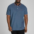 Поло JJEPAULOS POLO SS NOOS PS 12143859-Denim Blue-Detail:PS Jack&Jones PLUS 2XL Темно-синій 12143859-Denim Blue-Detai