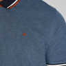Поло JJEPAULOS POLO SS NOOS PS 12143859-Denim Blue-Detail:PS Jack&Jones PLUS 2XL Темно-синій 12143859-DENIM BLUE-DETAI