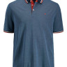 Поло JJEPAULOS POLO SS NOOS PS 12143859-Denim Blue-Detail:PS Jack&Jones PLUS 2XL Темно-синій 12143859-DENIM BLUE-DETAI