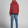 Толстовка JJEURBAN BLOCKING SWEAT HOOD NOOS 12190441-Red Dahlia Jack&Jones S Червоний 12190441-RED DAHLIA-DETAI