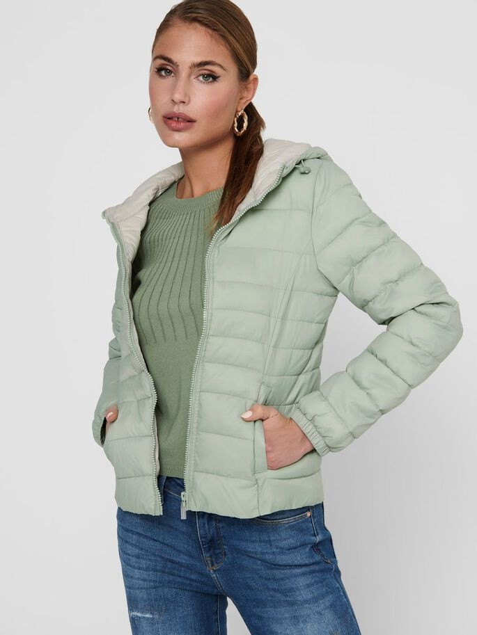 Куртка ONLNEWTAHOE CONTRAST 15205758 Desert Sage ONLY S Фісташковий 15205758DesertSage