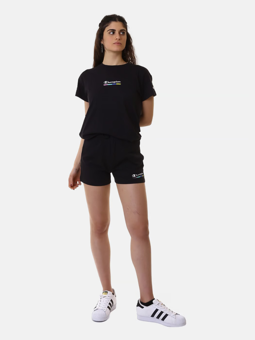 Футболка crewneck t-shirt 117109-KK001 Champion XS Чорний 117109-KK001