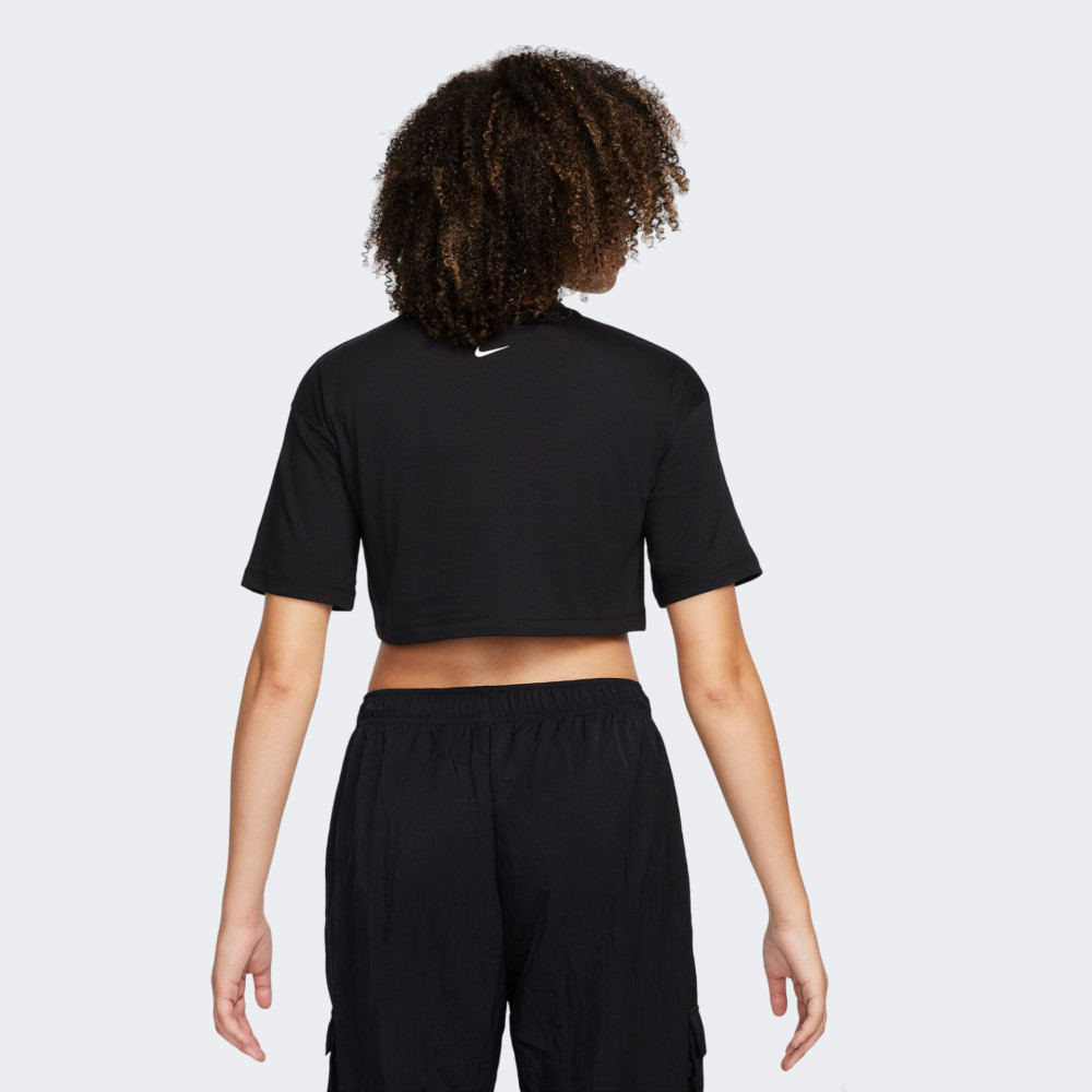 Футболка W NSW CROP TEE GLS FZ4635-010 Nike S Чорний FZ4635-010