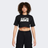 Футболка W NSW CROP TEE GLS FZ4635-010 Nike S Чорний FZ4635-010