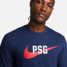 Футболка чоловіча Nike Paris Saint-Germain Swoosh T-Shirt Blue FD1040-410