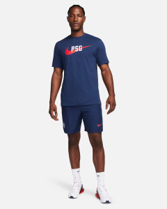 Футболка чоловіча Nike Paris Saint-Germain Swoosh T-Shirt Blue FD1040-410