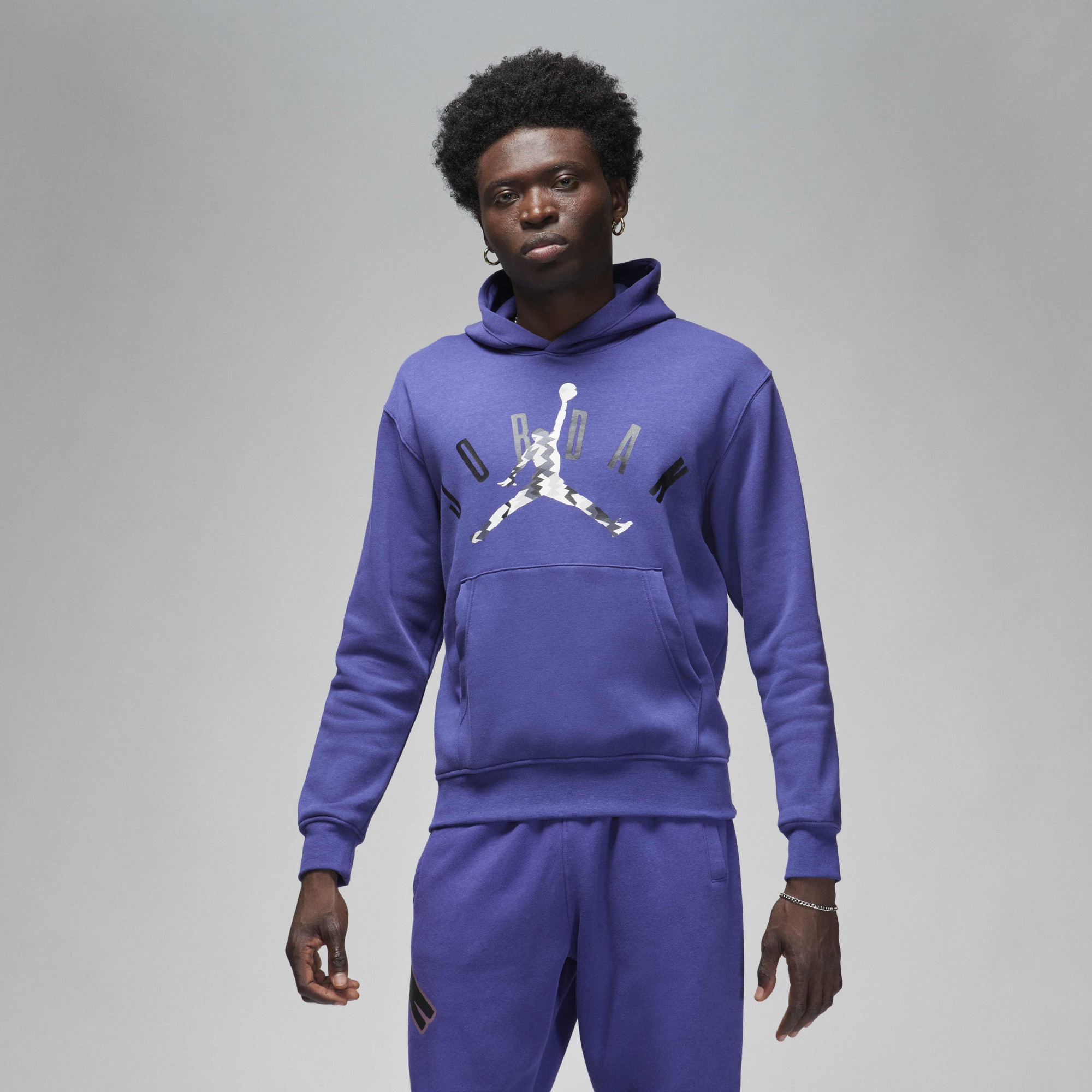 Худі чоловіче Air Jordan M J Flt Mvp Hbr Flc Po Violet FD7415-502