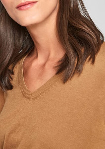 Пуловер Pullover 120.10.108.17.170.2102762-8469 s.Oliver 34 Коричневий 120.10.108.17.170.2102762