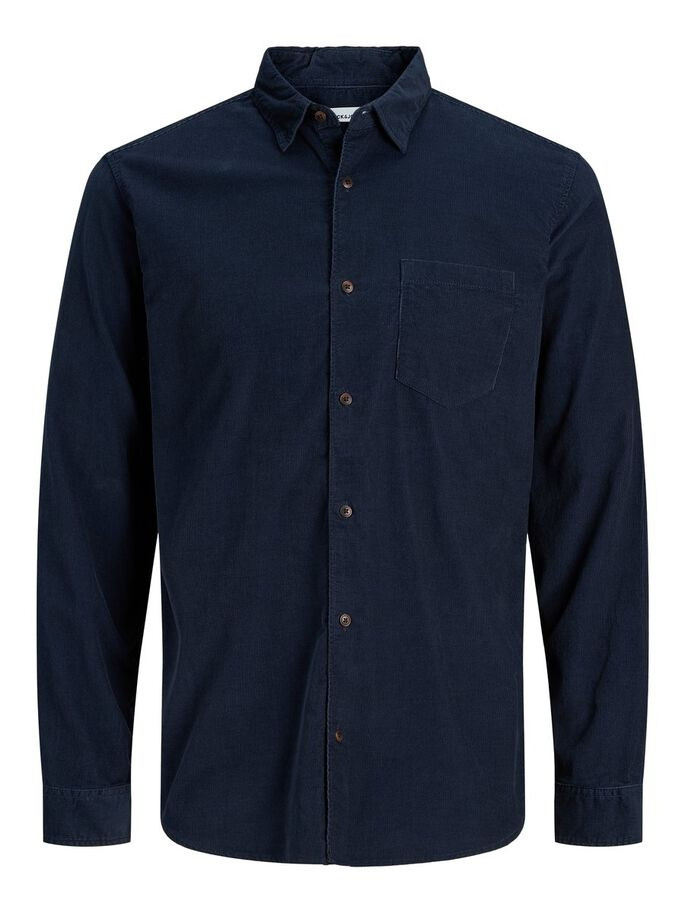 Сорочка JJKENDRICK SHIRT LS 12174067 Navy Blazer Jack&Jones L Темно-синій 12174067NavyBlazer