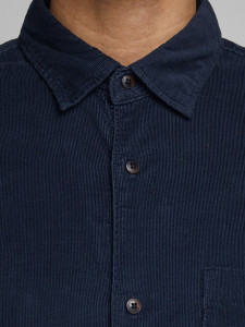 Сорочка JJKENDRICK SHIRT LS 12174067 Navy Blazer Jack&Jones L Темно-синій 12174067NAVYBLAZER