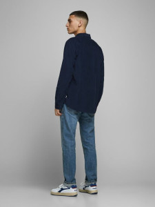 Сорочка JJKENDRICK SHIRT LS 12174067 Navy Blazer Jack&Jones L Темно-синій 12174067NAVYBLAZER