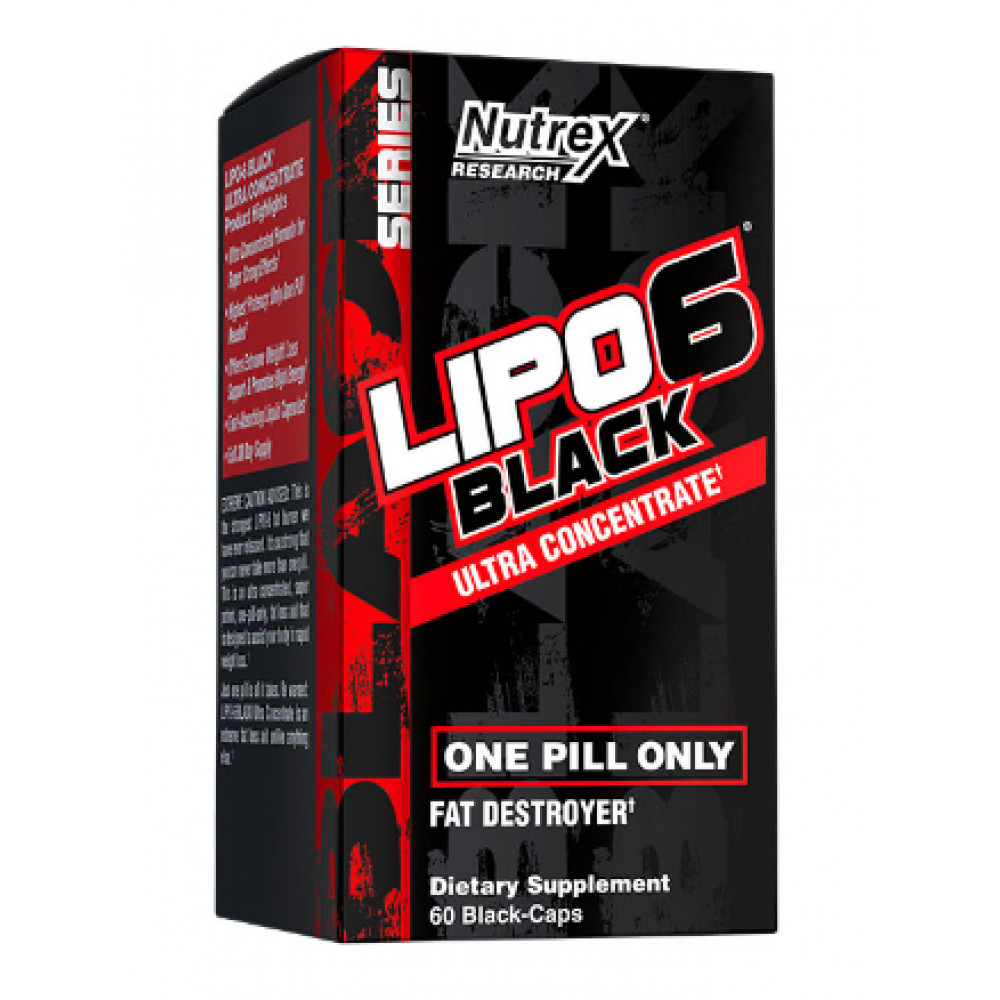 Капсули Lipo 6 Black Ultra Concentrate - 60 caps 100-29-8655408-20