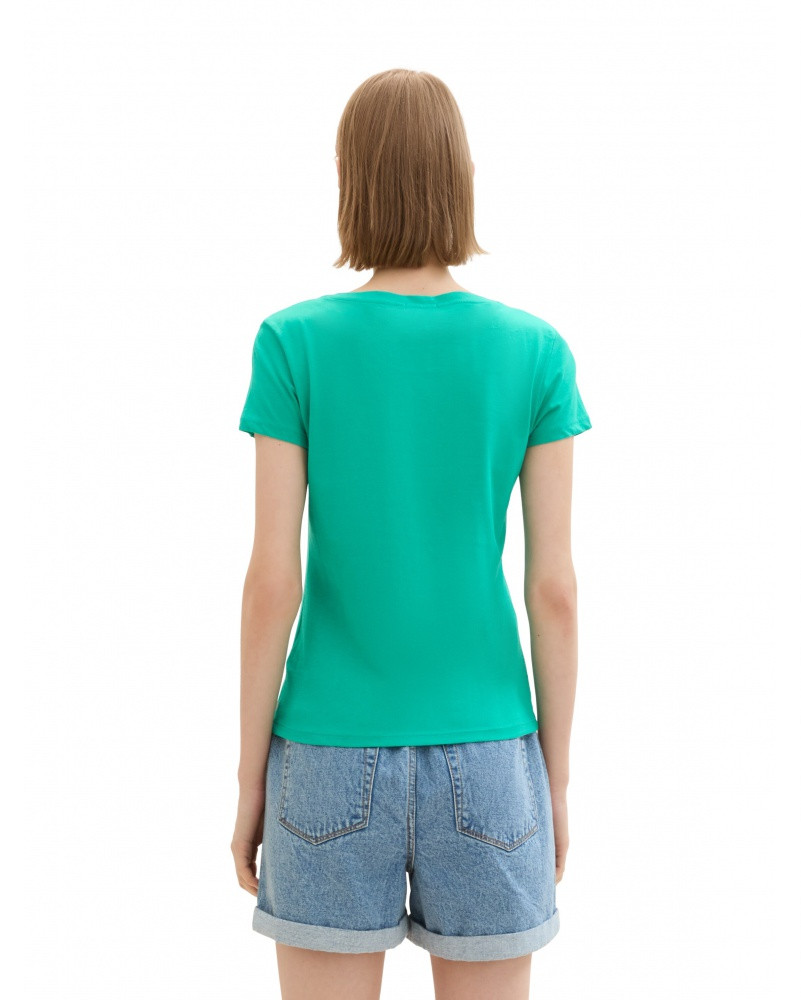 Футболка T-shirt women's 1041419ХХ35363 Tom Tailor L Зелений 1041419ХХ35363