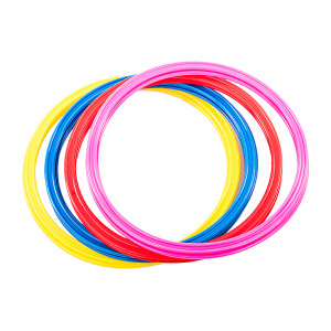 Кільця спортивні 12 шт (3 Червоні+3 Жовті+3 Сині+3 Рожеві) AVK3-610-739-463-600