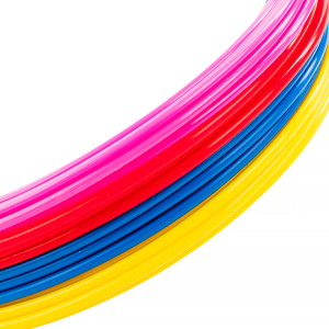 Кільця спортивні 12 шт (3 Червоні+3 Жовті+3 Сині+3 Рожеві) AVK3-610-739-463-600