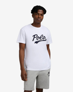 Поло Polo Ralph Lauren Collegiate Towelling Logo T-Shirt In Whit+C257 710964477001