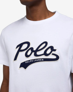 Поло Polo Ralph Lauren Collegiate Towelling Logo T-Shirt In Whit+C257 710964477001