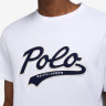 Поло Polo Ralph Lauren Collegiate Towelling Logo T-Shirt In Whit+C257 710964477001