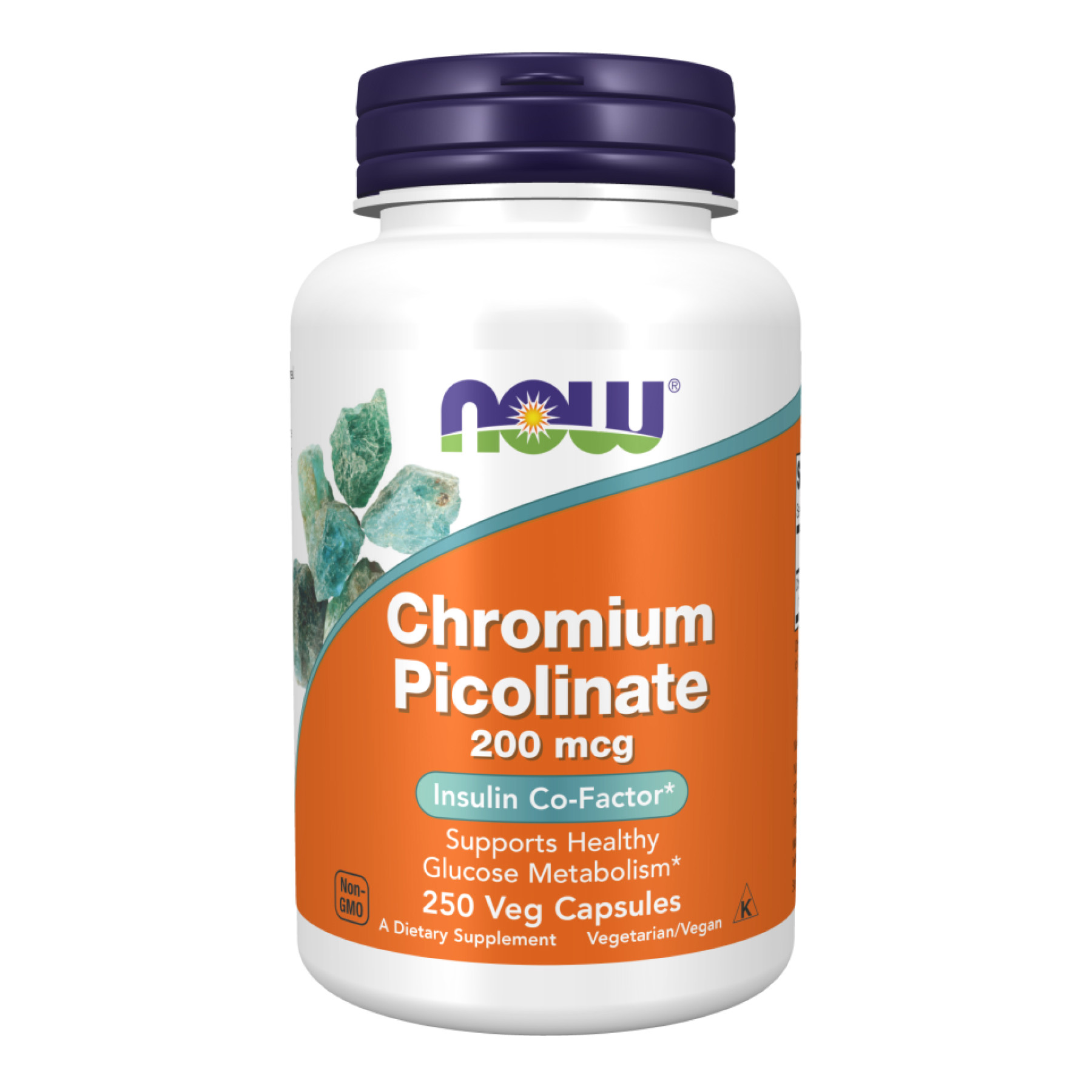 Капсули Chromium Picolinate 200 mcg - 250 caps 100-30-4892555-20