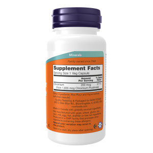 Капсули Chromium Picolinate 200 mcg - 250 caps 100-30-4892555-20