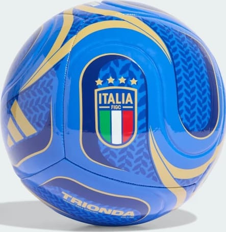 М'яч футбольний Adidas FIGC CLB HOME синій, жовтий Уні 5 JY0248