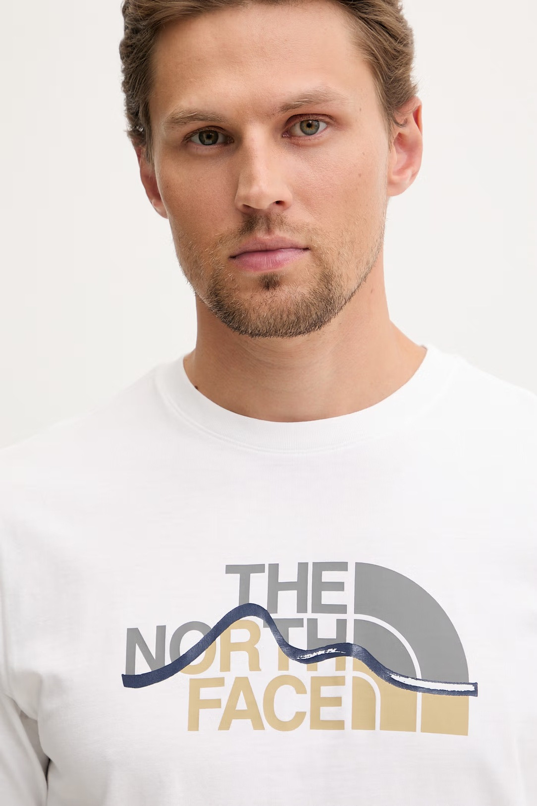 Футболка M MOUNTAIN LINE REGULAR SHORT SLEEVE TEE TNF 0A8GUXFN41 THE NORTH FACE L Білий 0A8GUXFN41