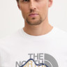 Футболка M MOUNTAIN LINE REGULAR SHORT SLEEVE TEE TNF 0A8GUXFN41 THE NORTH FACE L Білий 0A8GUXFN41