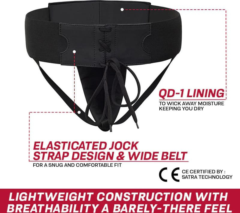 Захист паху RDX GROIN GUARD T-15 чорний XL (GDR-T15MB) GDR-T15MB