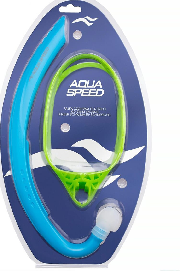 Аква-трубка для маски AQUA Speed Juno Junior 62926 синій, зелений One Size 734-02