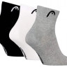 Шкарпетки Head ALL SPORTS TRAINING QUARTER 3P сірий, білий, чорний Чол 39-42 701229017-004