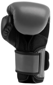 Рукавиці боксерські Everlast POWERLOCK 2R TRAINING GLOVE сірий, чорний Уні 10 унцій P00002304