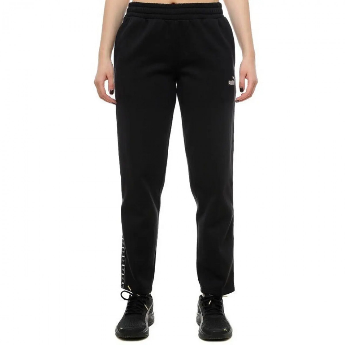Штани спортивні ESS TAPE Sweatpants 68809801 Puma M Чорний 68809801