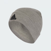 Шапка UNISEX LOGO BEANIE CUF IY7665 Adidas OSFM Сірий IY7665