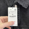 Світшот ZARA denim overshirt black 5072/302/800