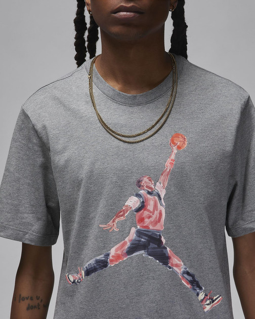 Футболка чоловіча Air Jordan M J Brand Grey FN5980-091