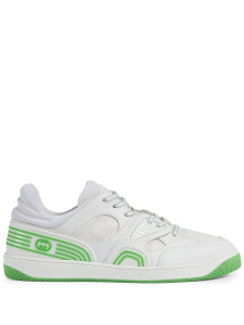 Кросівки Gucci Basket Low White Demetra Green 698785-2SHG0-9089